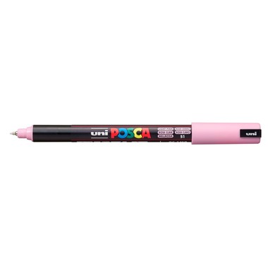 UNI-BALL Fineliner Posca 0.7mm PC-1MR_LIGHT PINK rose