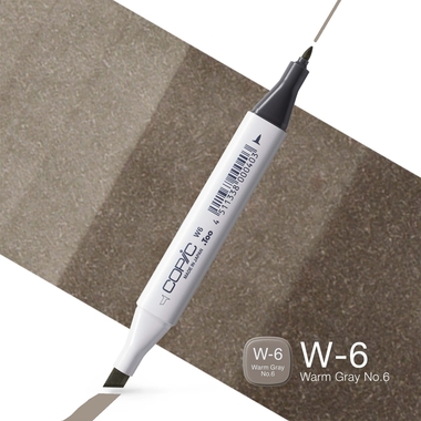 COPIC Marker Classic 20075111 W-6 - Warm Grey No.6