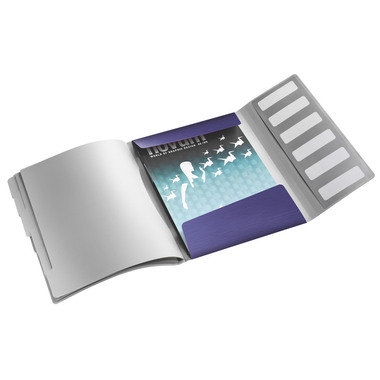 LEITZ Dossier de coll. Style A4 39950069 bleu titane 200 feuilles