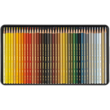 CARAN D'ACHE Farbstifte Prismalo 3mm 999.380 ass. in Metallsch. 80 Stück