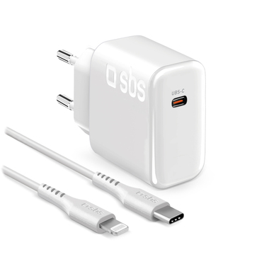 Caricabatterie da parete e cavo per iPhone