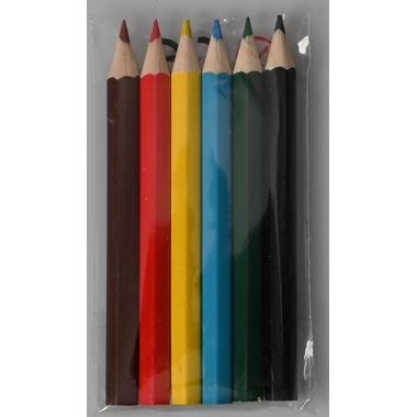 ROOST Farbstifte Mini KL320 4,5x8,7cm 6 Stück