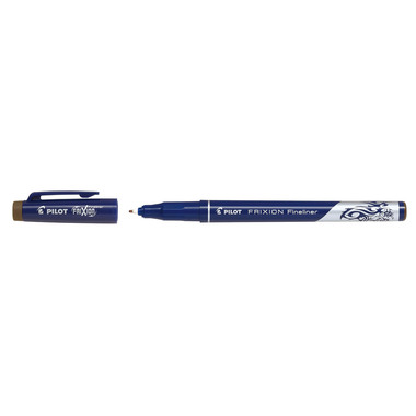 PILOT FriXion Fineliner 1.3mm SW-FF-BN braun, radierbar