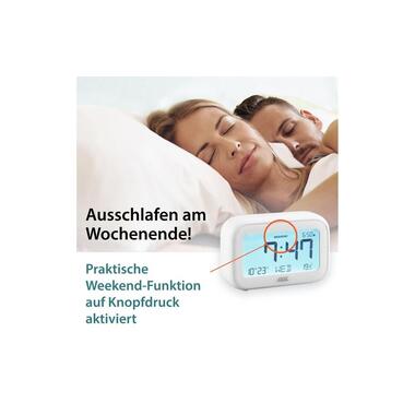 ADE Digitalwecker mit Temperaturanzeige