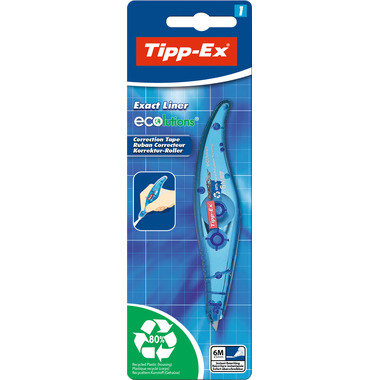 TIPP-EX Korrekturroller Exactliner 868.0772 ECOlution, Blister 5mmx6m