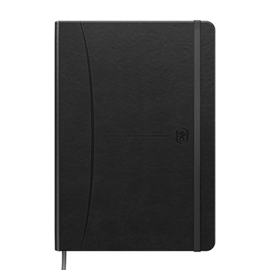OXFORD Signature Carnet note 400154943 A5, ligné 80 flls, noir