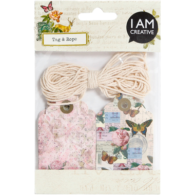 I AM CREATIVE Étiquettes cadeaux 4087.09 romance, 20 pcs.