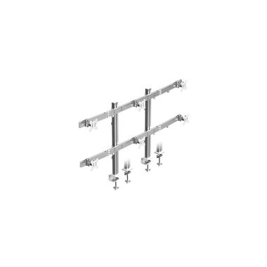 ICY BOX supporto da tavolo IB-MS666-T6 fino a 8 kg – Argento