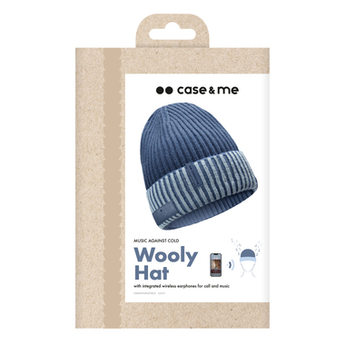 Bonnet d'hiver avec écouteurs sans fil | case&me