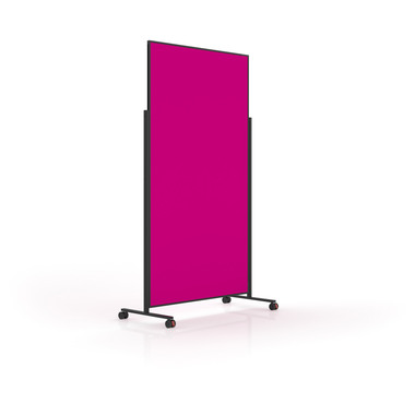 MAGNETOPLAN Design-Moderatorentafel VP 1181218 pink, Filz 1000x1800mm