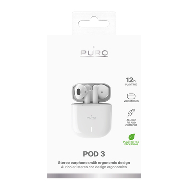 Auricolari Wireless  Pod 3 ultraleggeri | Puro