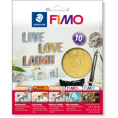 FIMO Blattmetall 14x14cm 8781-11 gold