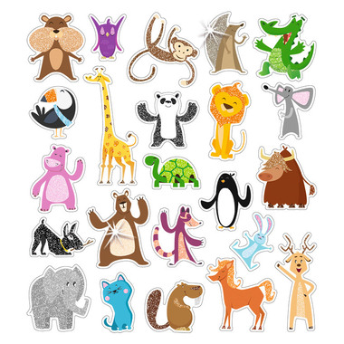 URSUS Glitzer-Sticker FUN Mot. 03 59540003F 136 sticker