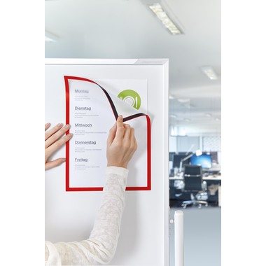 MAGNETOPLAN Cadre aimant magnetofix A4 1130306 rouge 5 pcs.