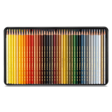 CARAN D'ACHE Farbstifte Prismalo 3mm 999.380 ass. in Metallsch. 80 Stück