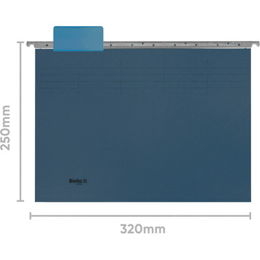 BIELLA Register-Hängemappen-Set A4 27143005U blau 32x25cm 10 Stück