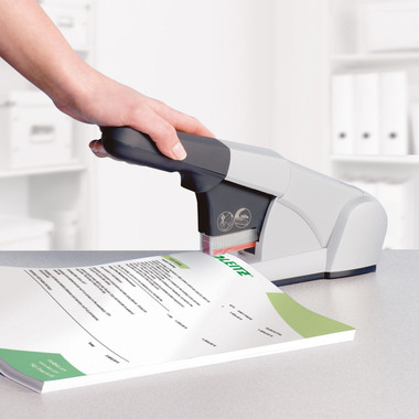 LEITZ Blockhefter 5551 55510084 hellgrau 80 Blatt