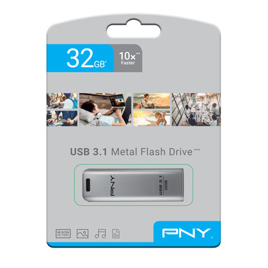 PNY Elite Steel 3.1 32GB USB 3.1 FD32GESTEEL31G-EF