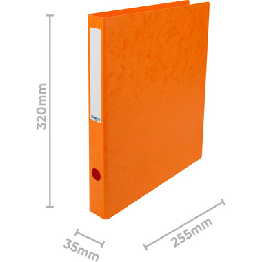 BIELLA Ringbuch TopColor 3.5cm 15240335U orange 2-Ring A4