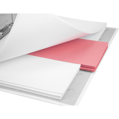 BIELLA Trennstreifen Karton 2 Loch 19919045U rot, 24x10.5cm 100 Stk.