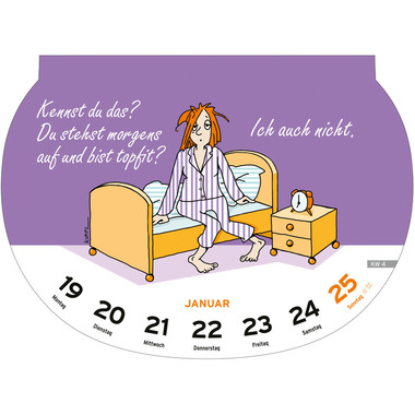 HEYE Abreisskal. Dumme Sprüche 2026 1302+26 1W/1S DE 28.7x21cm