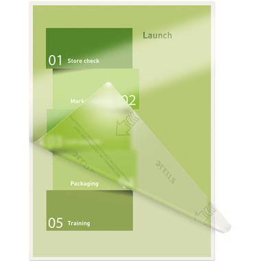 LEITZ Laminiertasche A5 74920000 glanz, 80my 100 Stk