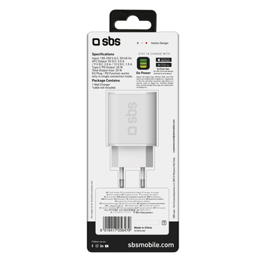 Chargeur mural 20W USB-C