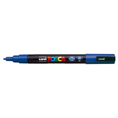 POSCA Marker 0.9-1.3mm PC-3M BLUE blau, Rundspitze