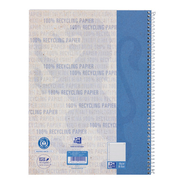OXFORD Collegeblock Recycling A4 400159370 ligné, 90g 80 flls.