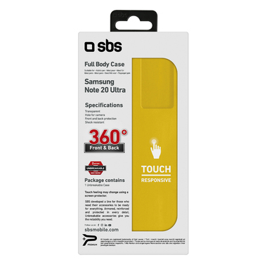 Coque 360° transparente pour Samsung Galaxy Note 20 Ultra