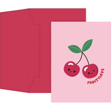 STEWO Carte de vux Yumi A6 2581507525 rose