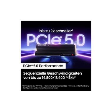 Samsung SSD 9100 PRO Heatsink M.2 2280 NVMe 4000 GB