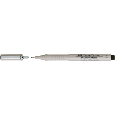 FABER-CASTELL Ink Roller ECCO 0,5mm 166599 Pigment, noir