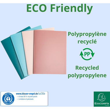 EXACOMPTA Livre présentation A4 86270E assorti 20 sleeves