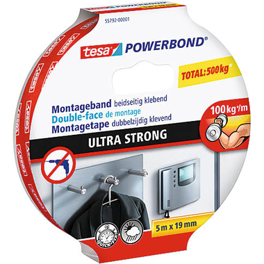 TESA Montage Powerbond 19mmx5m 557920000