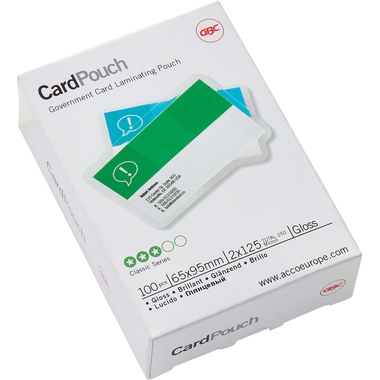 GBC Pelicole per lamin. 65×95mm 3740301 lucido, 125my 100 pezzi