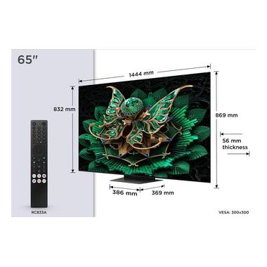 TCL TV 65C7K 65", 3840 x 2160 (Ultra HD 4K), QLED