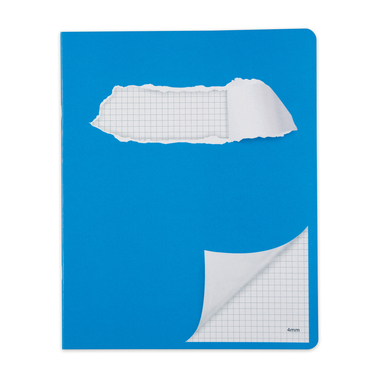 ELCO Cahier 17,5x22cm 73063.37 quadrillé bleu