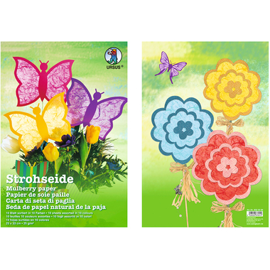 URSUS Soie chaume 8320099 23x33cm couleurs ass.