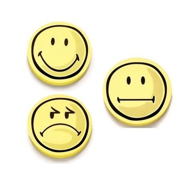 MAGNETOPLAN Carte Communicazione 1111564 Smiley negativ 100 fg.