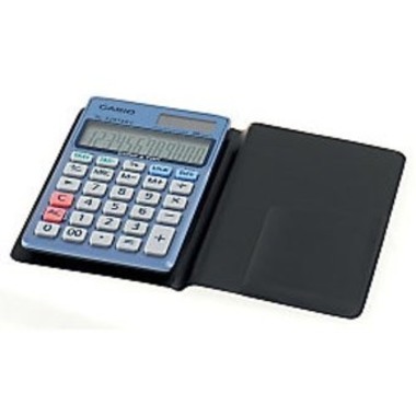 CASIO Calculatirice SL-320TER+ 12 chiffres bleu clair