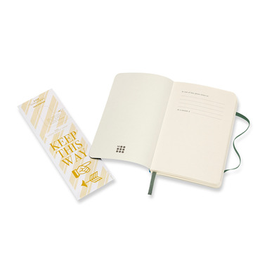 MOLESKINE Taccuino SC P/A6 629155 in bianco, verde, 192 pagine