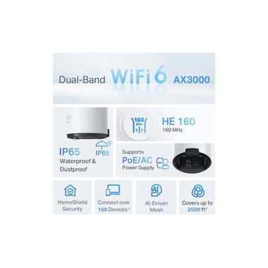 TP-Link Mesh-System Deco X50-Outdoor Einzeladapter