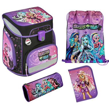 SCOOLI Schulthek-Set EasyFit MHDC8255 Monster High