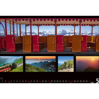 CALENDARIA Bildkalender 2026 9783036205212 Switzerland ML 48x33cm
