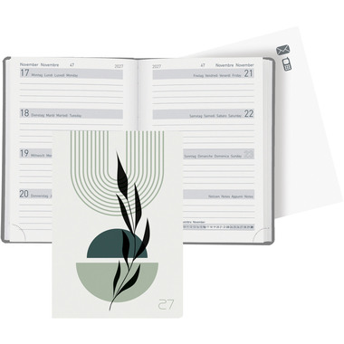 BIELLA TA Memento Trend 2027 825413790027U 1W/2S Geometric 10.1x14.2cm