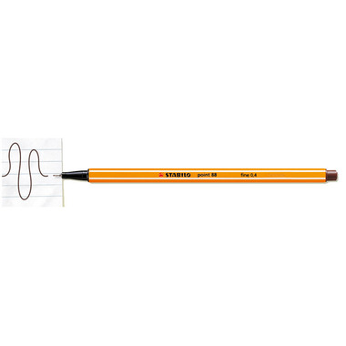 STABILO Fineliner Point 88 0.4mm 88/45 braun