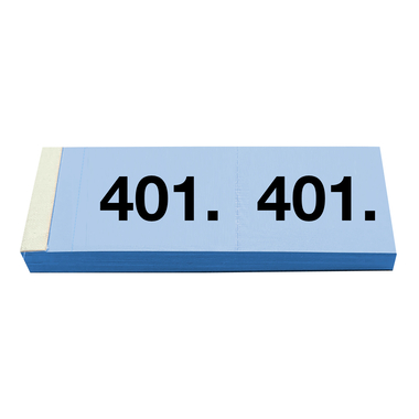 SIMPLEX Garderobenblock 401-500 13103 blau 100 Blatt