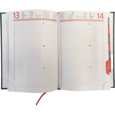 BIELLA GA Registra plus 2026 809310020026U 1T/1S schwarz ML 14.5x20.5cm