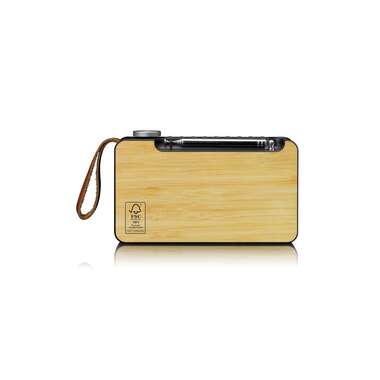 Lenco DAB+ Radio PDR-040 Bambus/Schwarz